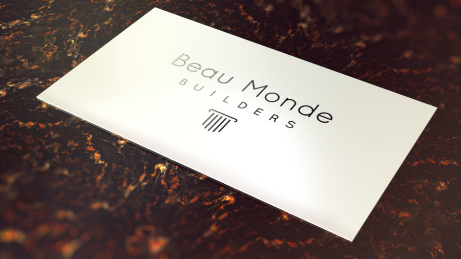 Business card mockup 2