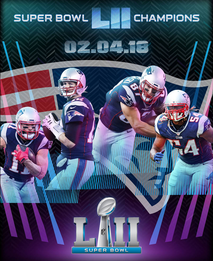 promo poster super bowl LII Version 1